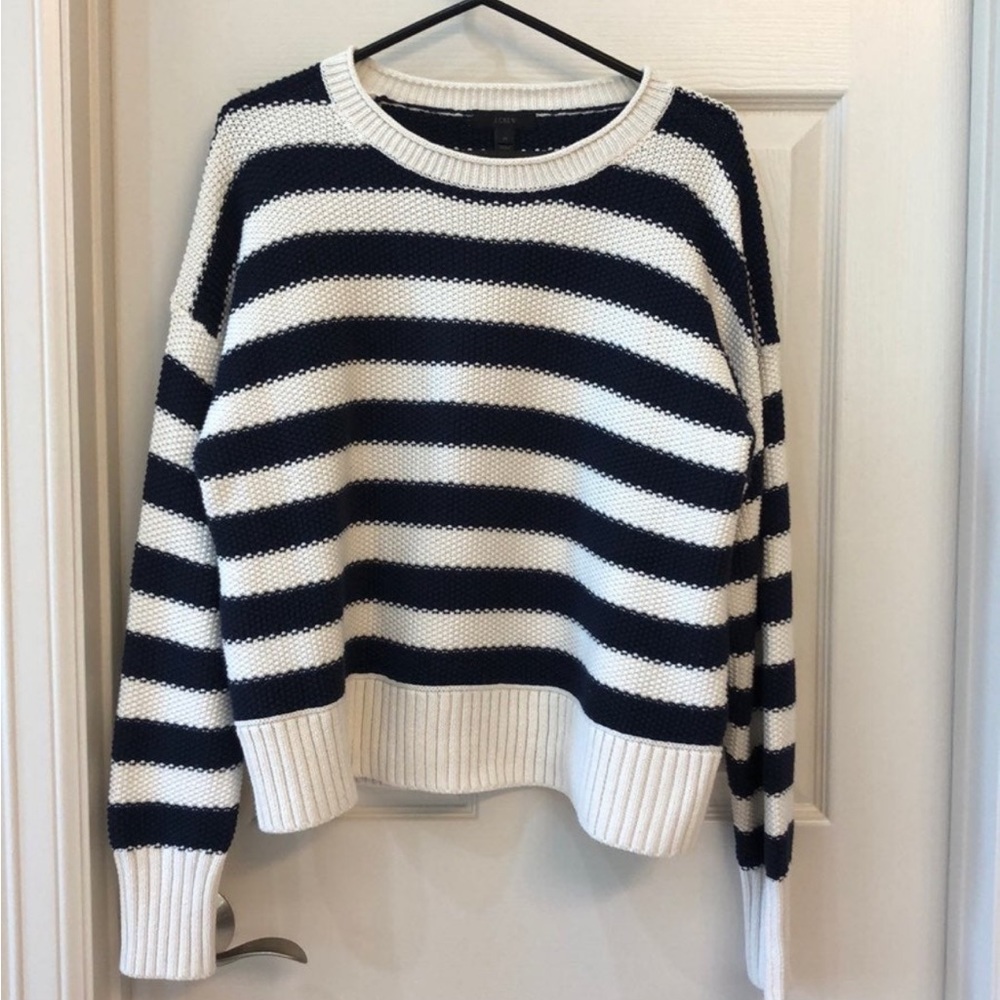 J.Crew Striped Sweater M NWOT